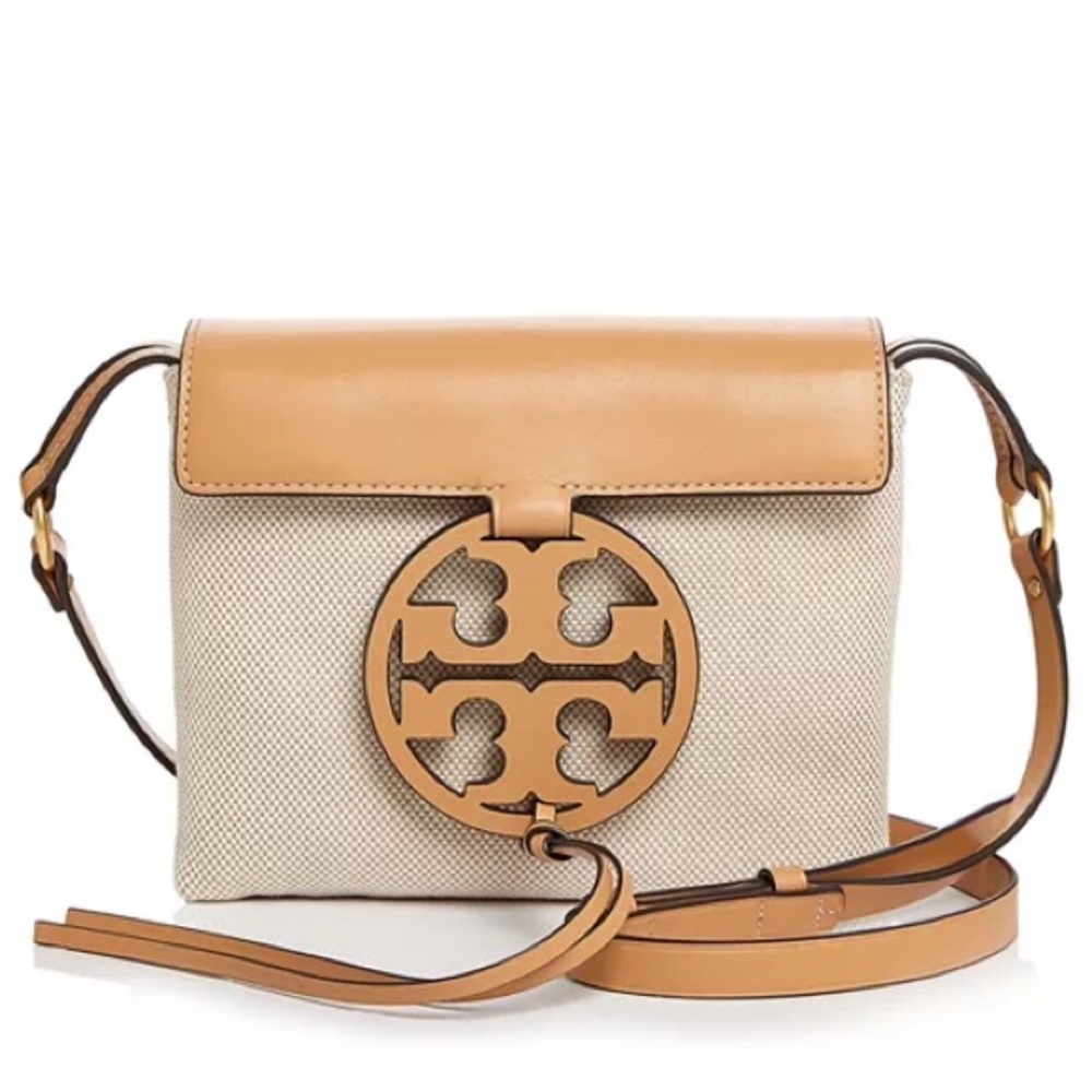 Tory Burch Miller canvas Crossbody  purse